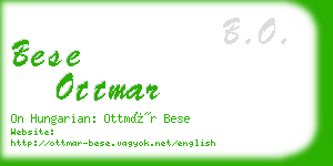 bese ottmar business card